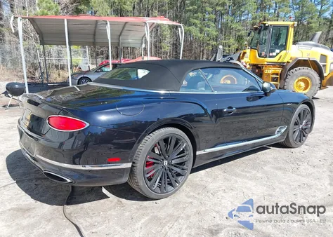 2023 Bentley Continental Gt Mulliner W12/Speed из США, поврежденный, VIN SCBDT4ZG5PC011507